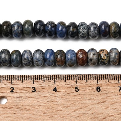 Natural Dumortierite Beads Strands G-A280-A11-02-1