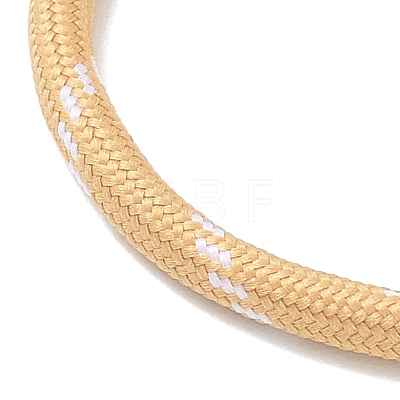 Ployester Core-Wrapped Round Cord Necklace Making KK-CBACFA2-03G-24-1