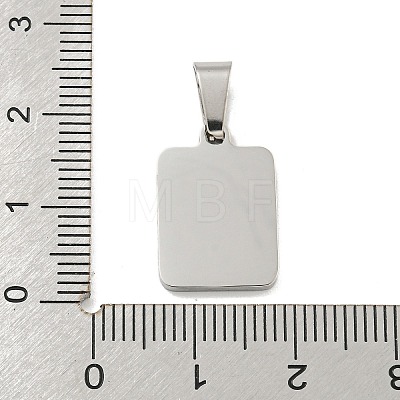 Vacuum Plating 304 Stainless Steel Pave Natural White Shell Pendants STAS-S130-03P-G-1