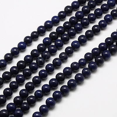 Natural Malaysia Jade Bead Strands G-M100-4mm-03-1