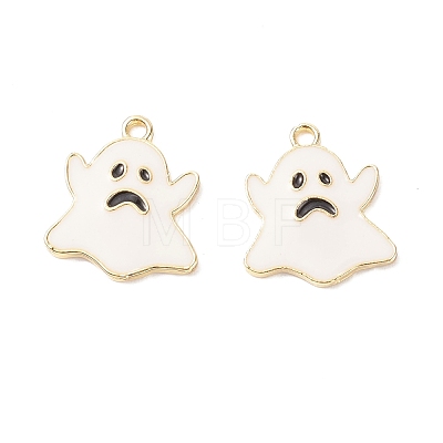 (Defective Closeout Sale: Yellowing and Bubbles) Light Gold Plated Alloy Pendants ENAM-XCP0001-27LG-1