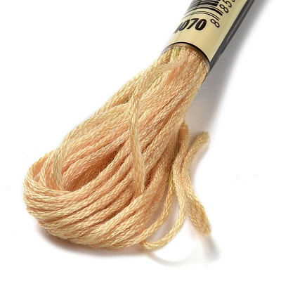 10 Skeins 6-Ply Polyester Embroidery Floss OCOR-K006-A20-1