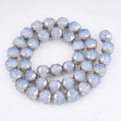 Electroplate Glass Beads Strands EGLA-T019-04A-1
