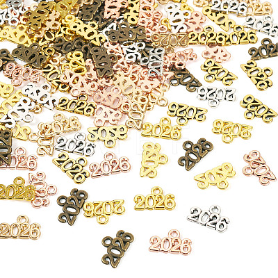 120Pcs 6 Colors Alloy Pendants FIND-TA0006-34-1