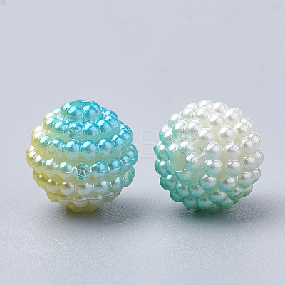 Imitation Pearl Acrylic Beads OACR-T004-12mm-05-1