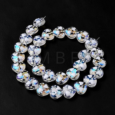 Handmade Glass Beads Strands LAMP-K037-09G-1