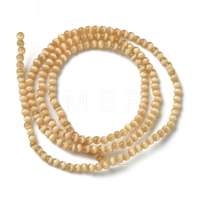 Cat Eye Beads Strands CE-Z001-01G-1