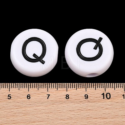 Opaque Acrylic European Beads AC-CBA3BDD-01Q-1