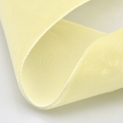 Polyester Velvet Ribbon for Gift Packing and Festival Decoration SRIB-M001-50mm-028-1