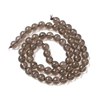 Natural Smoky Quartz Bead Strands G-D840-62-6mm-1