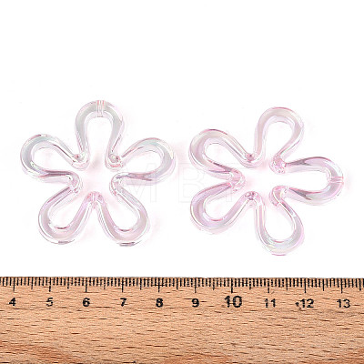 Plated UV Acrylic Beads TACR-S161-04A-1