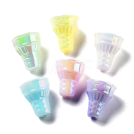 UV Plating Acrylic Beads MACR-K357-10A-1