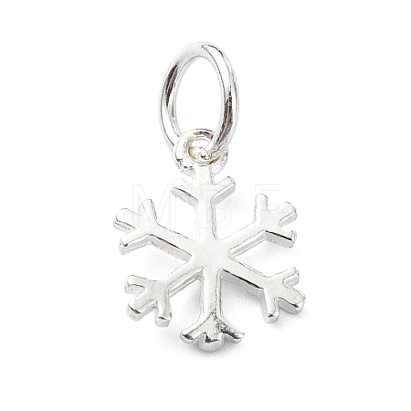 925 Sterling Silver Christmas Snowflake Charms STER-M119-16S-1