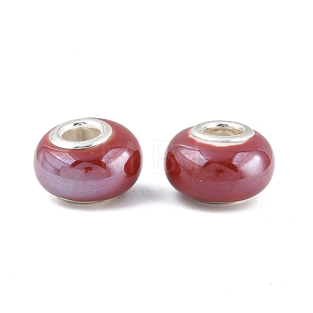 Handmade Porcelain European Beads OPDL-G001-7-1
