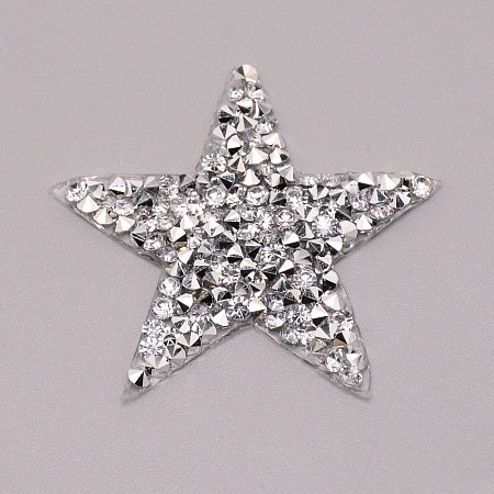 Star Glitter Hotfix Rhinestone DIY-WH0301-92A-02-1