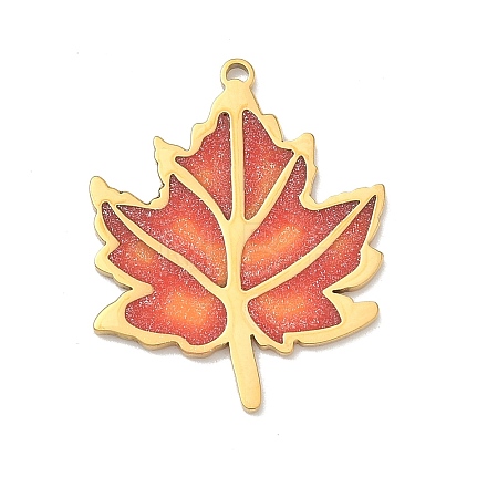 Ocean Theme 304 Stainless Steel Enamel Pendants LS-STAS-G373-01C-03-1