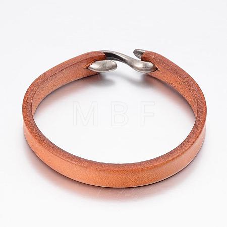 Cowhide Leather Bracelets BJEW-G575-09B-1