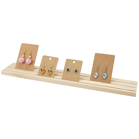 3-Slot Wood Slotted Display Stands ODIS-SP0002-25-1