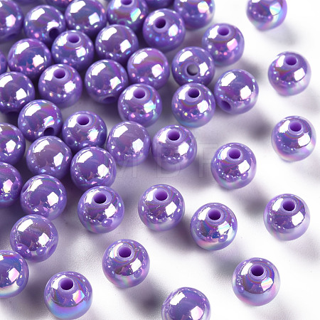 Opaque Acrylic Beads MACR-S370-D8mm-SS2114-1