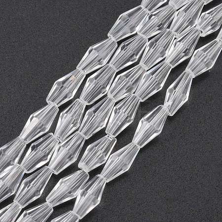 Glass Beads Strands GLAA-R026-8x4mm-15-1