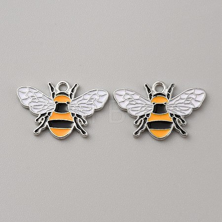 Alloy Enamel Pendants ENAM-WH0004-07P-1