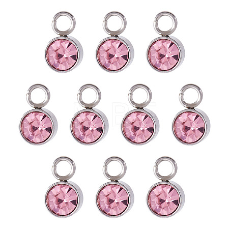 10Pcs Glass Rhinestone Charms STAS-TA0003-26A-1
