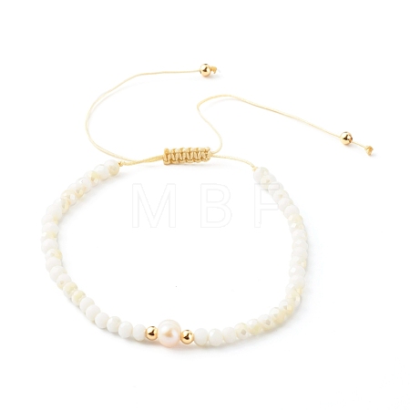 Adjustable Nylon Thread Braided Bead Bracelets BJEW-JB06450-01-1