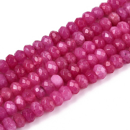 Natural White Jade Bead Strands X-G-R343-2x4-08-1