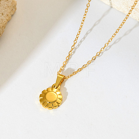201 Stainless Steel Pendant Necklaces WGE4224-01-1