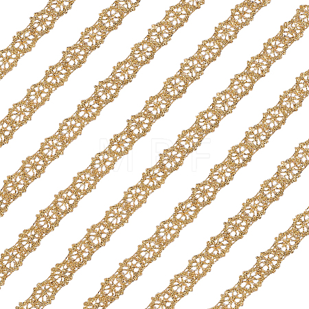 Metallic Yarn Ribbon OCOR-WH0078-547-1