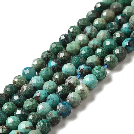 Natural Chrysocolla Beads Strands G-I341-12C-1