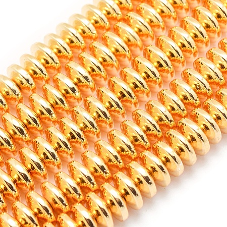Electroplate Non-magnetic Synthetic Hematite Beads Strands G-L485-05B-G-1