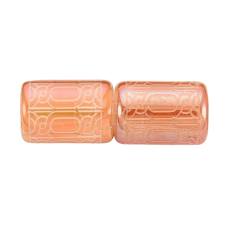 Electroplate Glass Beads EGLA-Q137-01A-O01-1