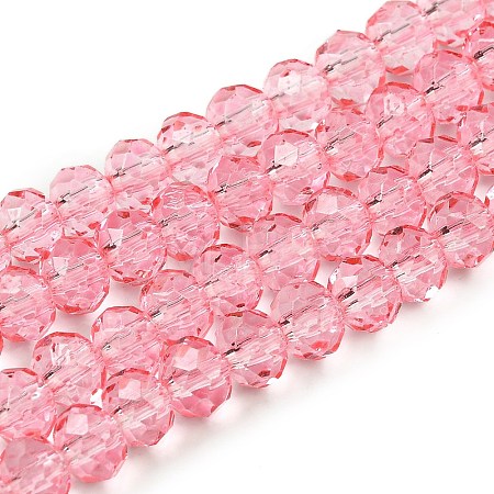 Transparent Baking Paint Glass Beads X1-DGLA-A034-T6mm-D08-1