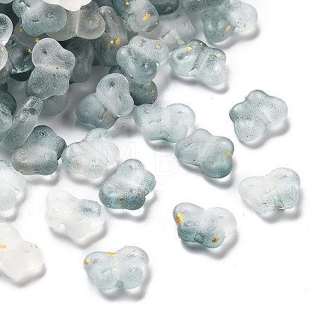 Gradient Color Transparent Acrylic Beads OACR-M023-05H-1