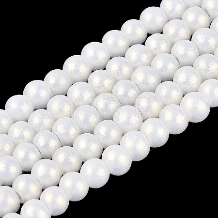 Baking Paint Glass Pearl Beads Strands DGLA-ZX001-05B-01-1