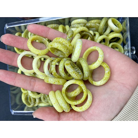Natural Jade Finger Rings WG8089A-30-1