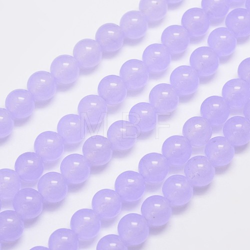 Natural & Dyed Malaysia Jade Bead Strands X-G-A146-8mm-A18-1