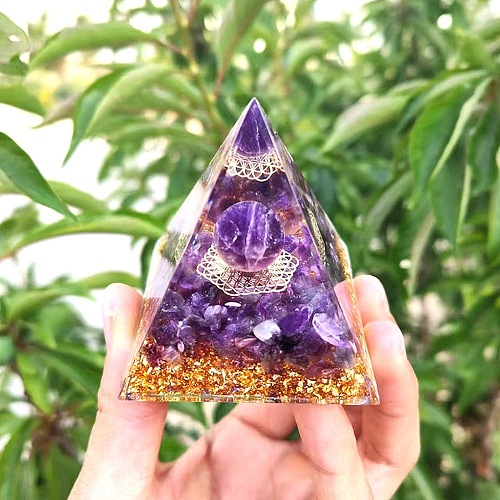 Orgonite Pyramid Resin Energy Generators PW-WG53E4D-01-1