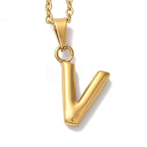 PVD Vacuum Plating 201 Stainless Steel Necklaces NJEW-H033-01G-V-1