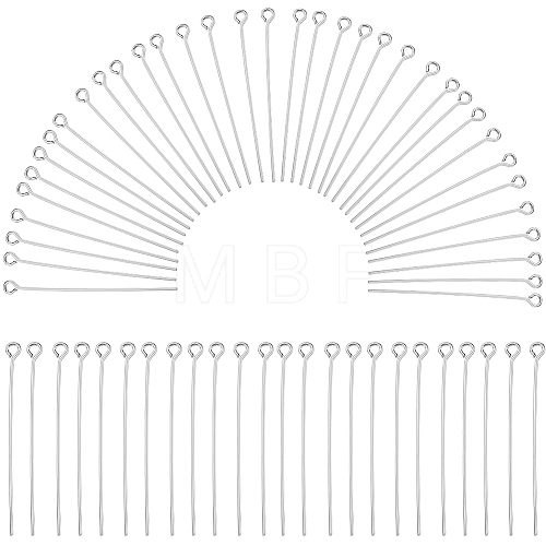 SOFPLATE 600Pcs Brass Eye Pin KK-SP0001-69C-S-1