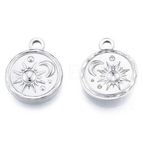 Non-Tarnish 201 Stainless Steel Pendants X-STAS-N098-182P-1