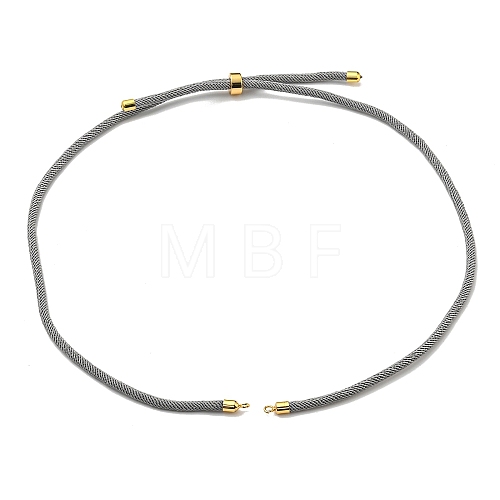 Nylon Cords Necklace Making AJEW-P116-03G-11-1