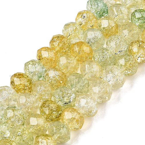 Transparent Glass Beads Strands GLAA-T023-10mm-A12-1