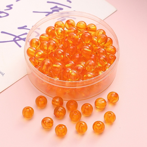 50Pcs Transparent Acrylic Beads PW-WG86E14-06-1