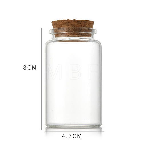 Glass Bottle CON-WH0085-73D-1
