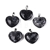 Natural Larvikite Pendants G-N362-05P-05-1