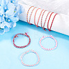 7Pcs 7 Colors Bohemian Cotton Cord Braided Bracelets BJEW-TA0001-29-6