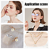 40Pcs 10 Style Natural Freshwater Shell Pendants SHEL-PH0001-20-4