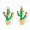 Alloy Enamel Pendants ENAM-G212-08G-02-2